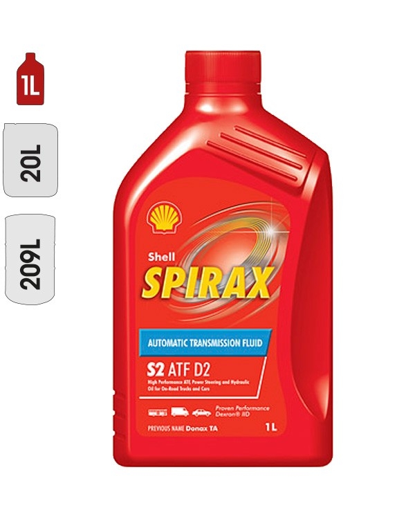 Huile Transmission SHELL SPIRAX S2 ATF D2