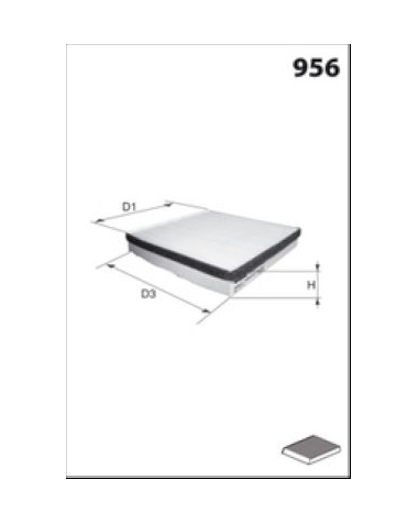 HB184 - Filtre habitacle