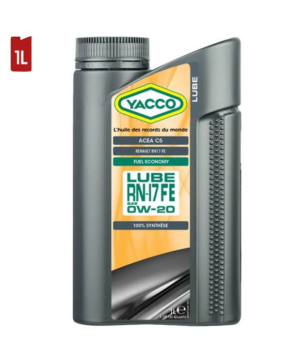 Huile Moteur YACCO LUBE RN17 FE 0W20 1L