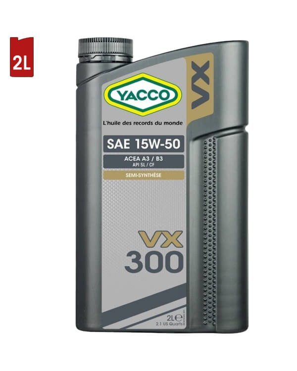 Huile Moteur YACCO VX 300 15W50 2L