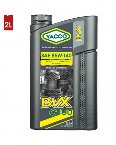 Huile Transmission YACCO BVX C 100 85W140 2L