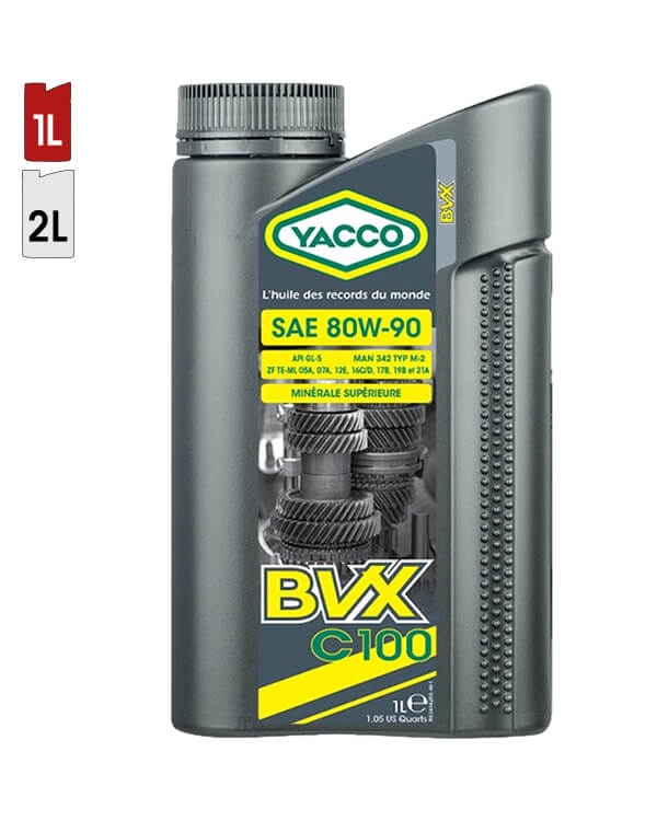 Huile Transmission YACCO BVX C 100 80W90 1L