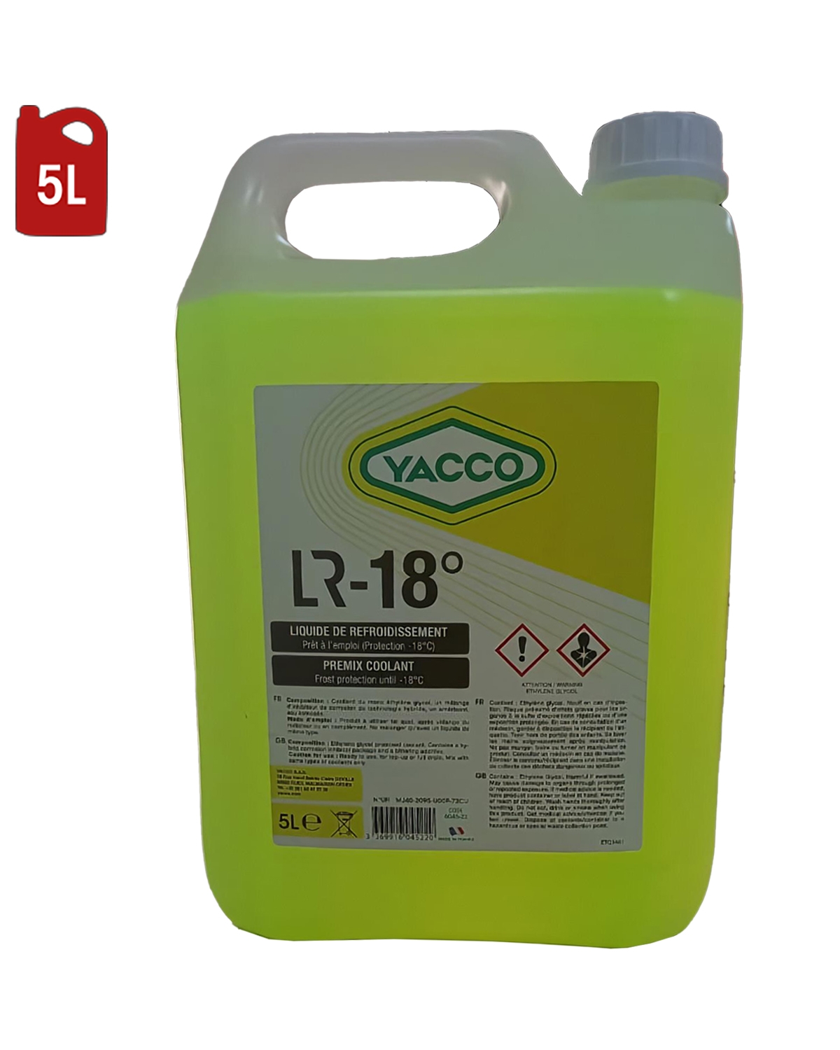 Liquide Refroidissement YACCO LR -18 5L