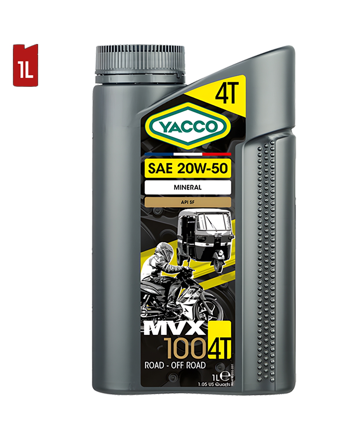 Huile Moteur YACCO MVX 100 4T 20W50 1L