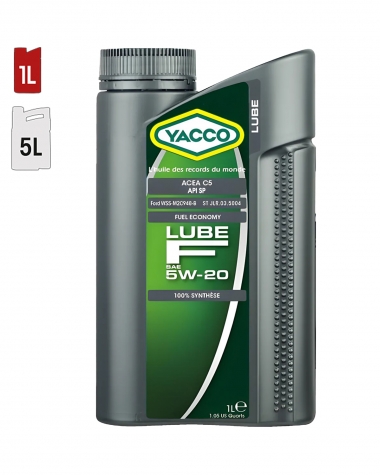 Huile Moteur YACCO LUBE F 5W20 C5 1L