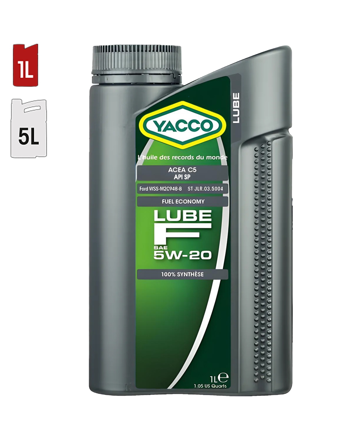 Huile Moteur YACCO LUBE F 5W20 C5 1L