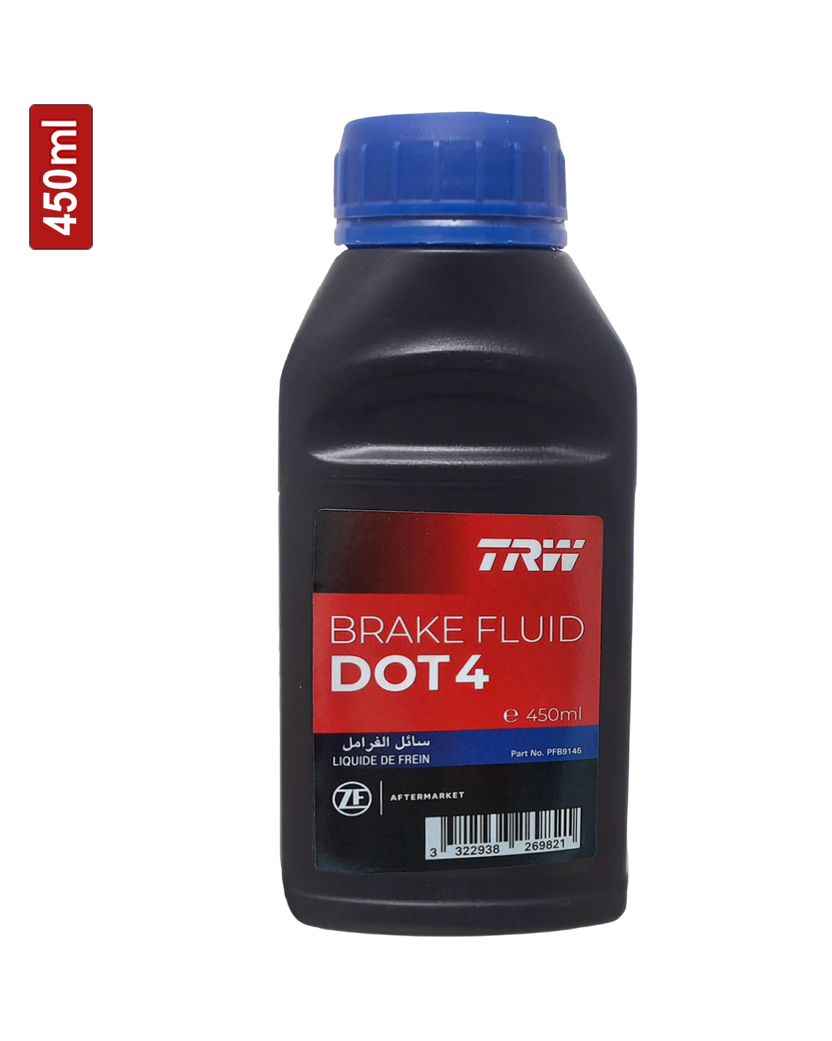 Liquide de Frein DOT4 TRW 450ML