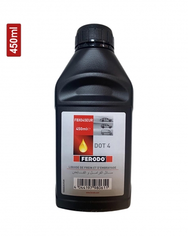 Liquide de Frein DOT4 JURID 450ML