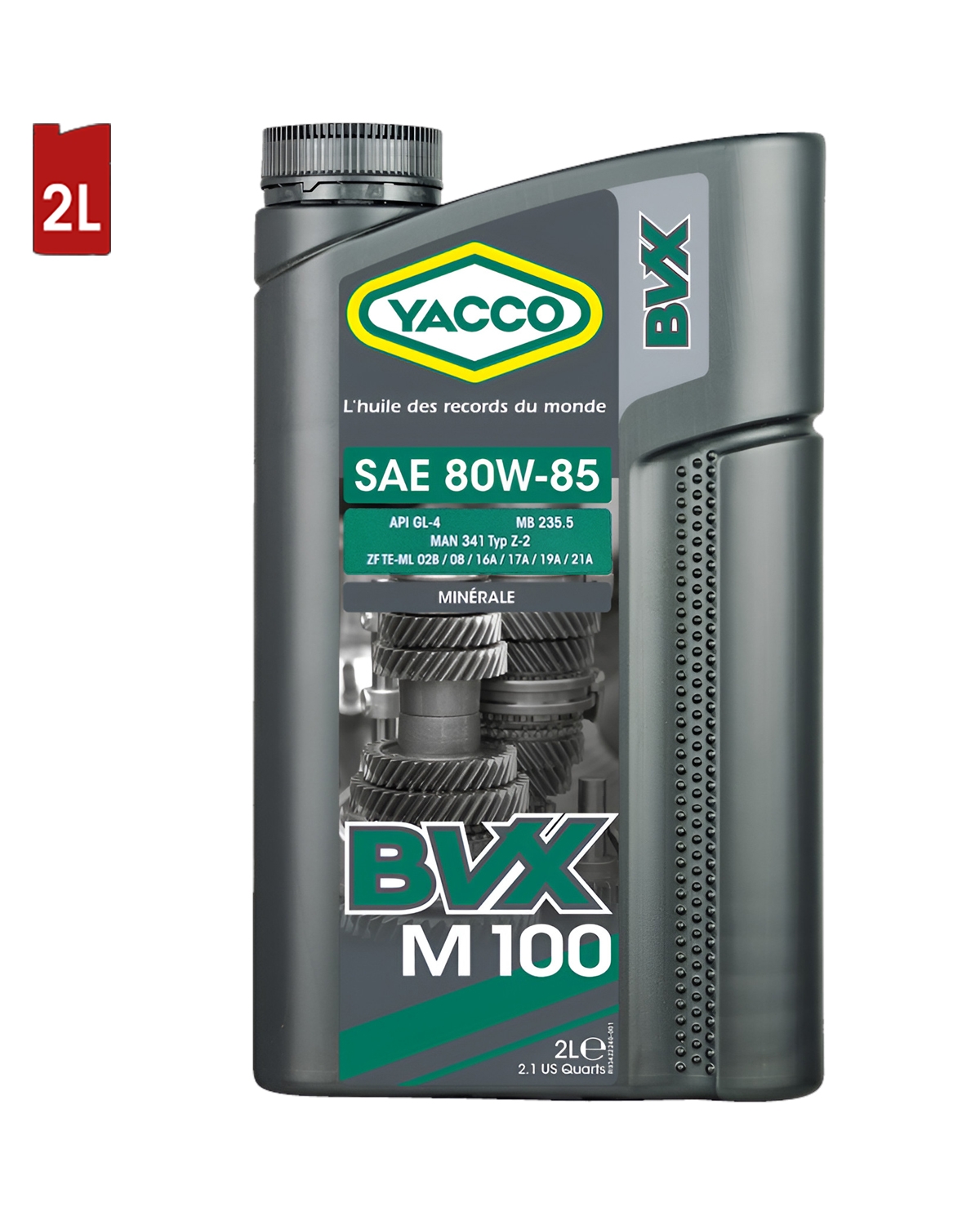 Huile Transmission YACCO BVX M 100 80W85 2L