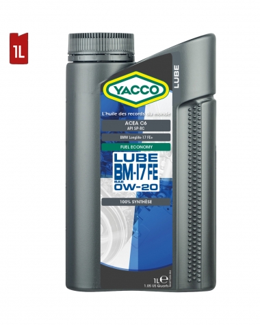 Huile Moteur YACCO LUBE BM-17 FE 0W20 1L