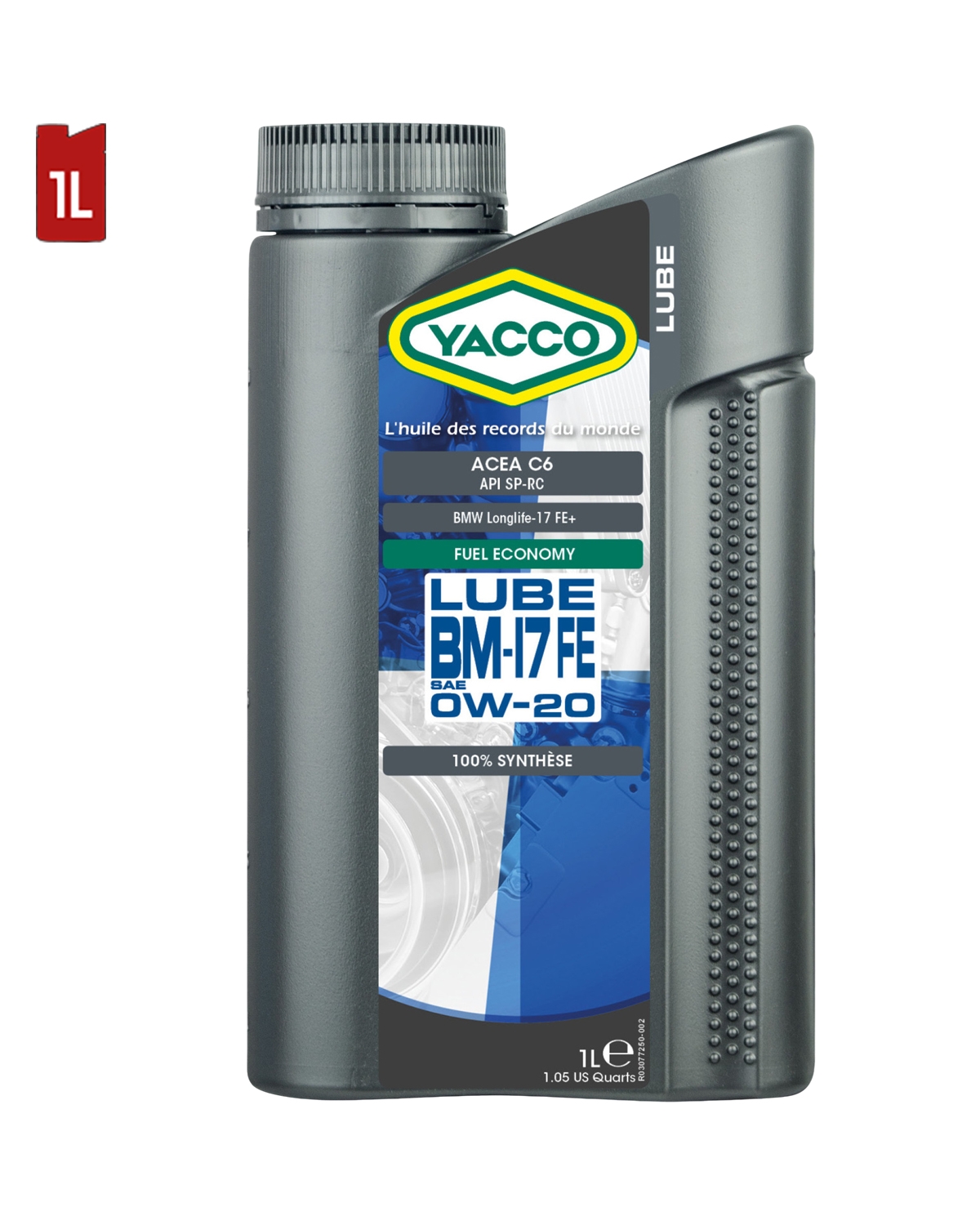 Huile Moteur YACCO LUBE BM-17 FE 0W20 1L