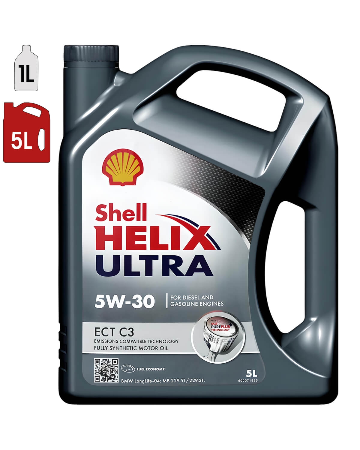 Huile Moteur SHELL HELIX ULTRA ECT C3 5W30 5L