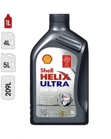 Huile Moteur SHELL HELIX ULTRA 5W40 1L