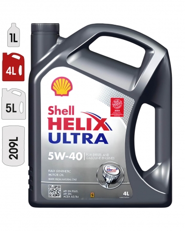 Huile Moteur SHELL HELIX ULTRA 5W40 4L