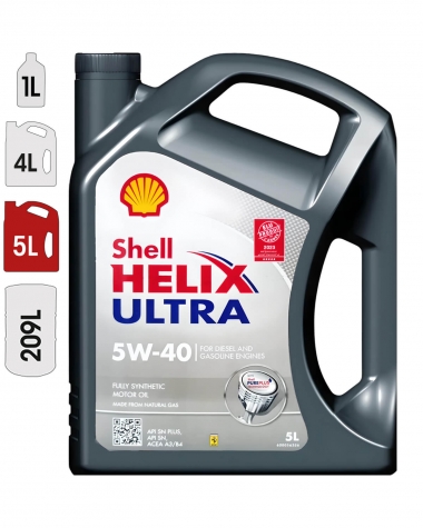 Huile Moteur SHELL HELIX ULTRA 5W40 5L