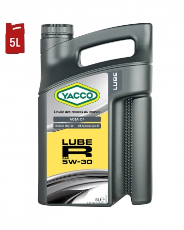 Huile Moteur YACCO LUBE R 5W30 C4 5L