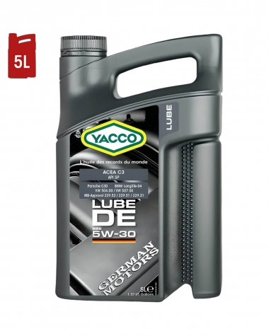 Huile Moteur YACCO LUBE DE 5W30 C3 5L