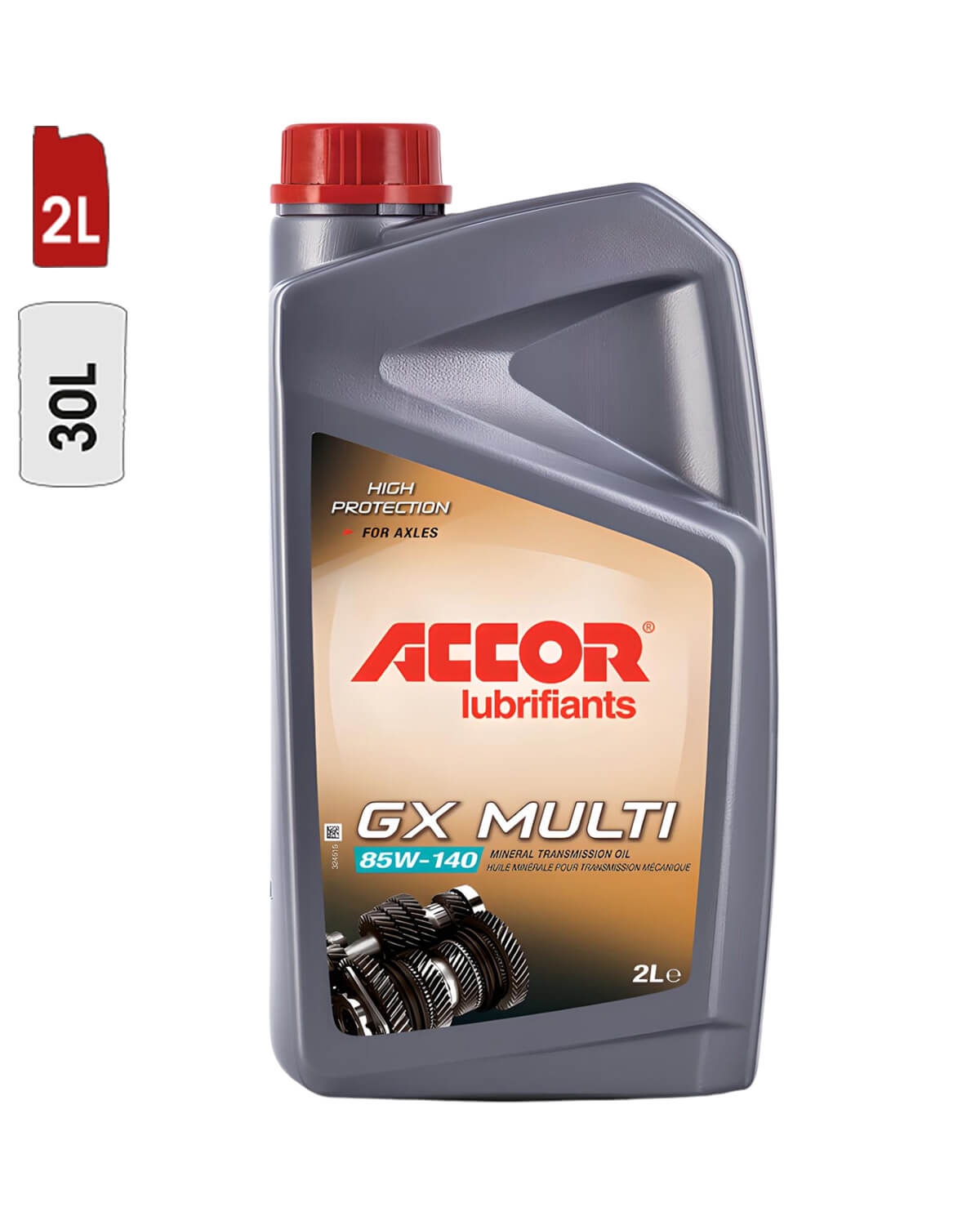 Huile Transmission ACCOR GX MULTI 85W140 2L