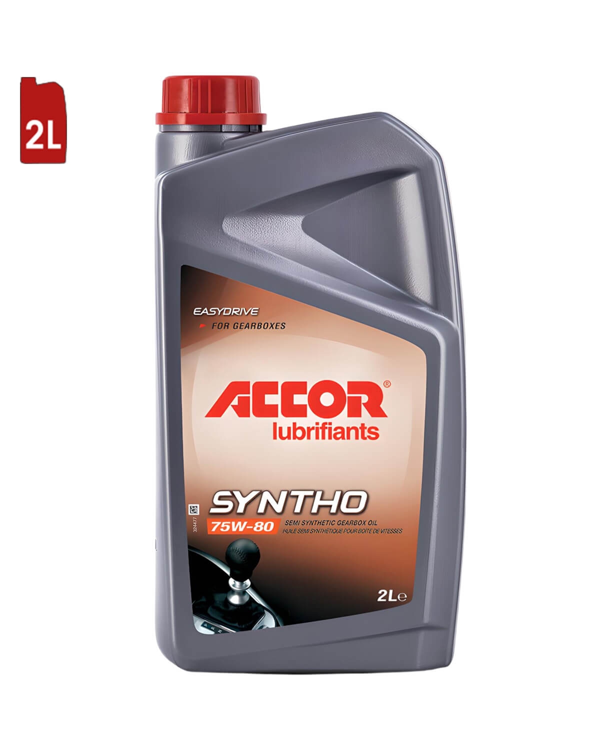 Huile Transmission ACCOR SYNTHO 75W80 2L